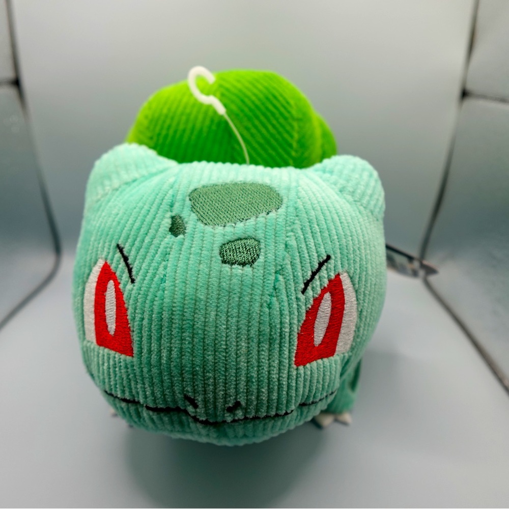 Pokemon Bulbasaur Corduroy Select 8" Long Plush Nintendo New w/ Tags - Limited